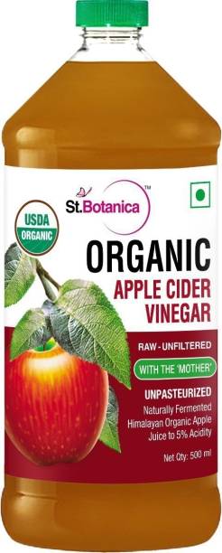 St.Botanica Usda Organic Apple Cider Vinegar - Raw, Unfiltered With Mother Vinegar Vinegar