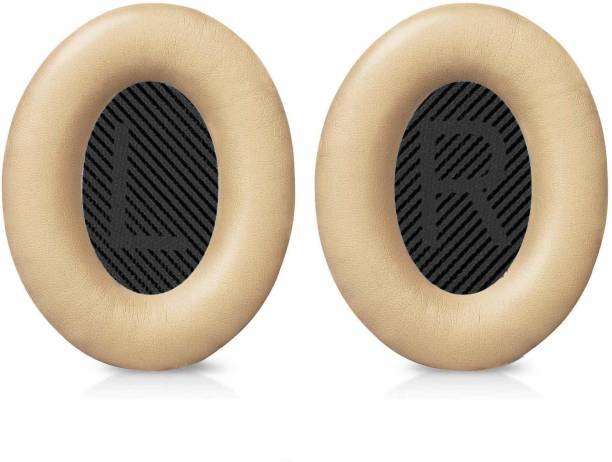 SYGA Headphone Replacement Ear Cushion Pads Compatible with Bose Quiet Comfort QC2 QC15 QC25 QC35 AE2 AE2i AE2 AE2-W (Beige) Over The Ear Headphone Cushion