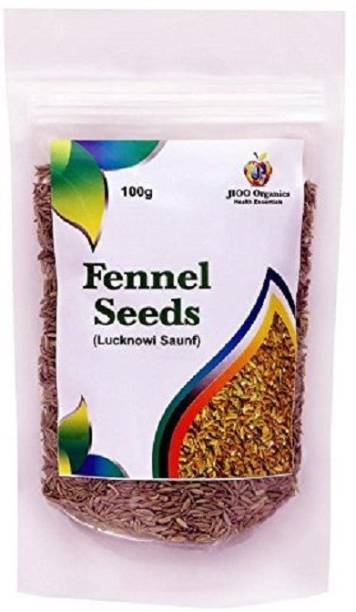 Jioo Organics Fennel Seeds(Lucknowi Saunf)_Pack Of 100 g Seed
