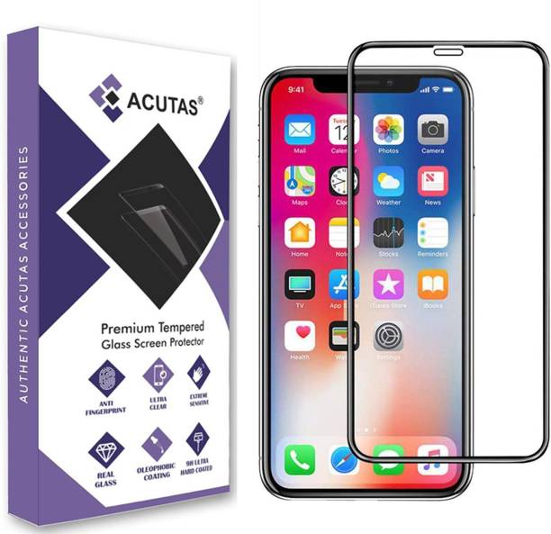 ACUTAS Edge To Edge Tempered Glass for Apple iPhone XS Max, Apple iPhone 11 Pro Max