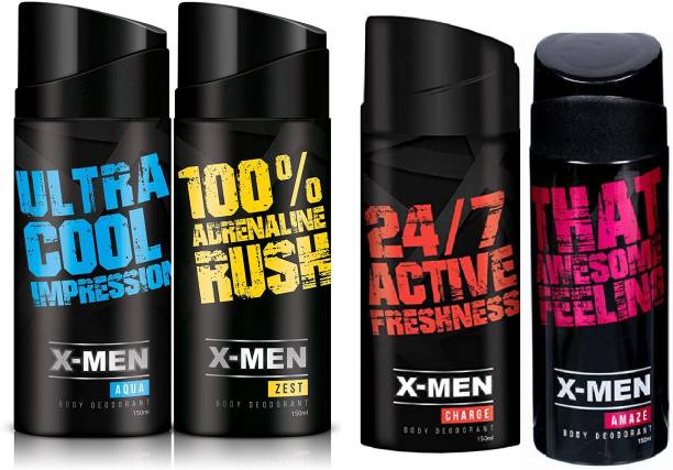 X-Men Deodrants Combo Body Spray - For Men