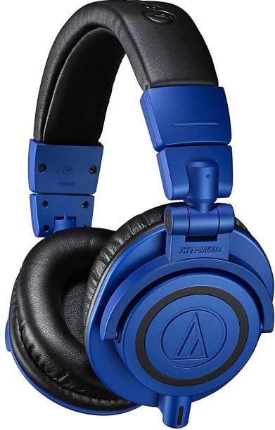 Audio Technica ATH-M50X (Black,blue) Wired without Mic Headset