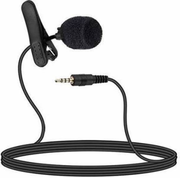 webster 3.5mm Clip Microphone For Youtube | Collar Mike for Voice Recording | Lapel Mic Mobile, PC, Laptop, Android Smartphones, DSLR Camera Microphone Microphone
