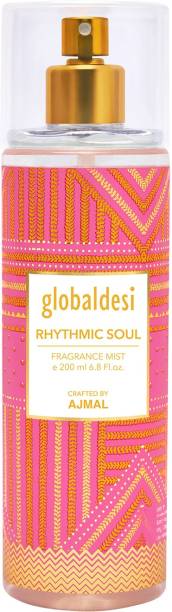 GLOBAL DESI Rhythmic Soul Body Mist Crafted By Ajmal + 2 Parfum Testers Body Mist  -  For Women