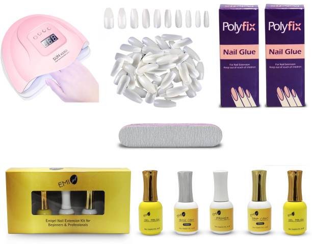 Gleevia Complete Nail Extension Kit for Beginner and Proffessional Combo Pack