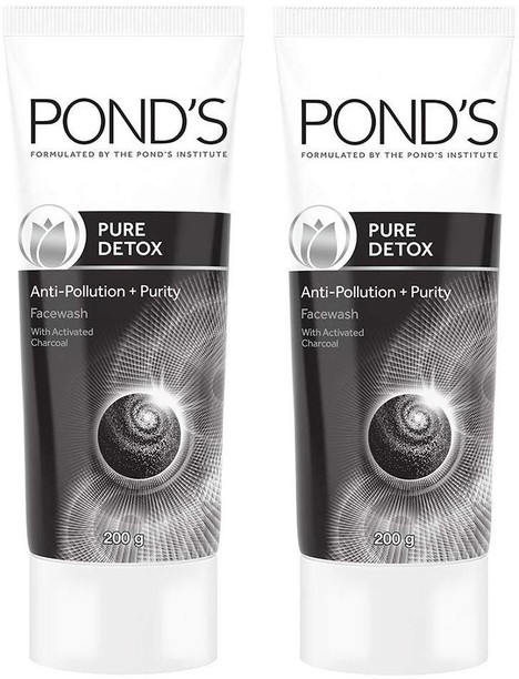 ponds active carbon face wash