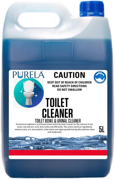 PURELA Home Essentials Disinfectant Original Liquid Toilet Cleaner ( 5 L ) Original Gel Toilet Cleaner
