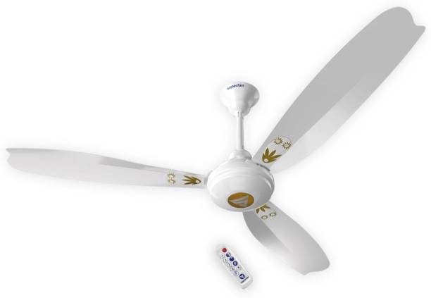 Superfan Super A1 48" Super Energy Efficient 35W BLDC Ceiling Fan - 5 Star Rated 1200 mm BLDC Motor with Remote 3 Blade Ceiling Fan