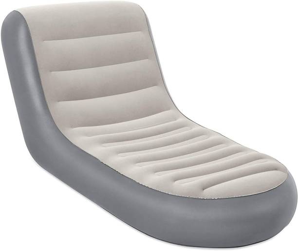 True Choice Bestway Grey (A 75064) Leatherette 1 Seater Inflatable Sofa