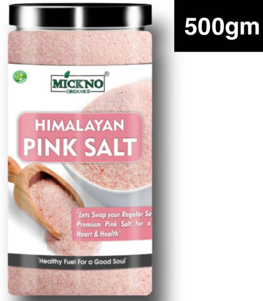 mickno organics 500 Gm Himalayan Pink Rock Salt FINEST POWDER Organic for weight loss Himalayan Pink Salt