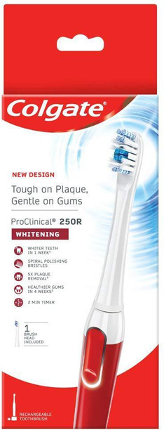 colgate proclinical 500r whitening electric toothbrush
