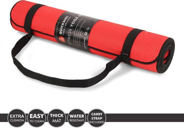 Quick Shel Premium Luxfoam Ultra Soft Yoga Mat Red 4.5 mm Yoga Mat