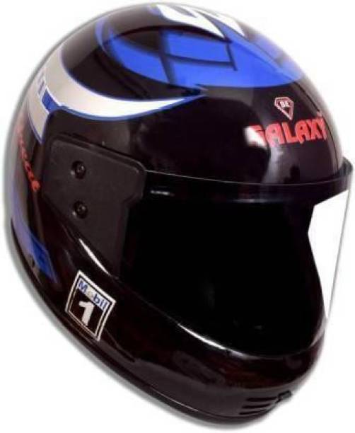 GoGo point Great Blue Kimi ( ISI Approved ) Motorbike Helmet ( Black ) Motorbike Helmet