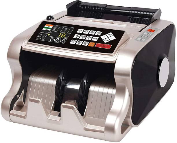 SE Best & Professional Mixed Denomination Value Counter/Money Counting Machine/Currency Counting Machine with Fake Note Detection and Value Counting - Heavy Duty Note Counting Machine