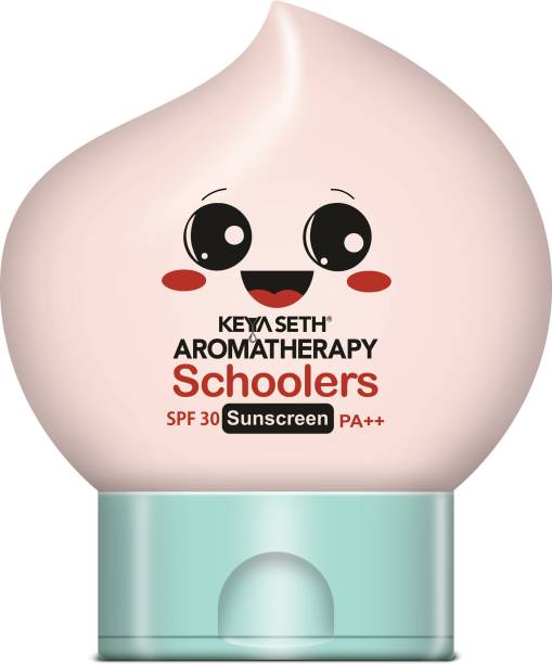 KEYA SETH AROMATHERAPY Schoolers Sunscreen SPF 30 PA++ for Kids Mineral Based Lotion -Paraben & Sulphate Free 50ml. - SPF 30 PA++ - SPF 30 PA++