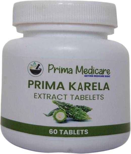Prima Medicare KARELA EXTRACTS TABLET FOR METABOLISM, LOW B.SUGAR AND HEALTH WELLNESS-60 TABLETS