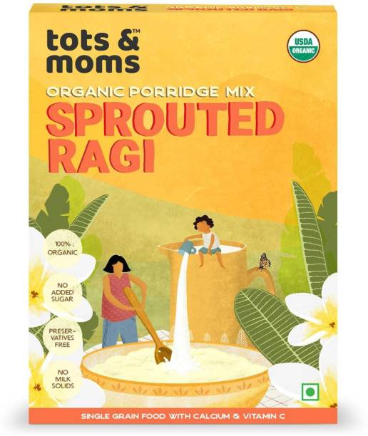 TOTS AND MOMS Sprouted Ragi Powder Cereal
