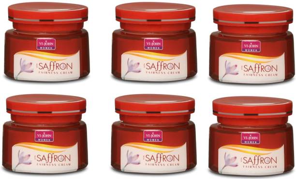 vi john Saffron Red Fairness Cream Pack of 6