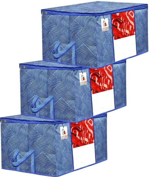 Angel Quilts Leheriya design 3 Piece underbed storage b...