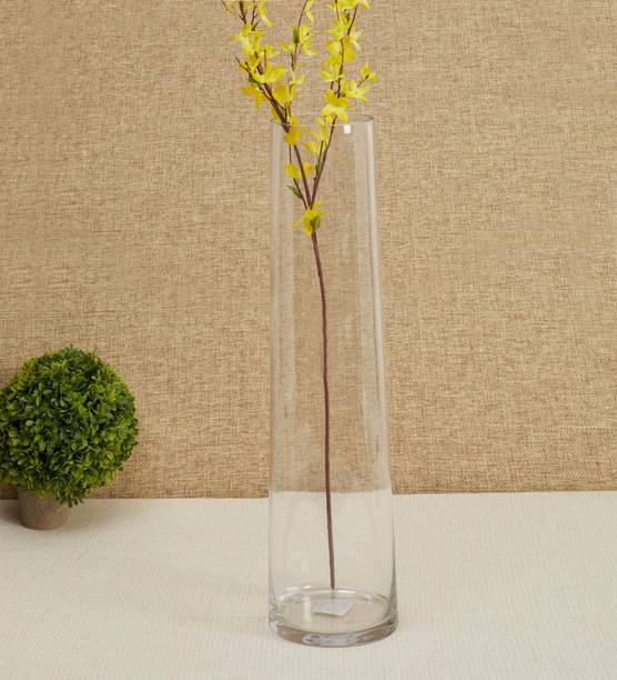 TIED RIBBONS Decorative Glass Vase For Home Decoration Glass Vase