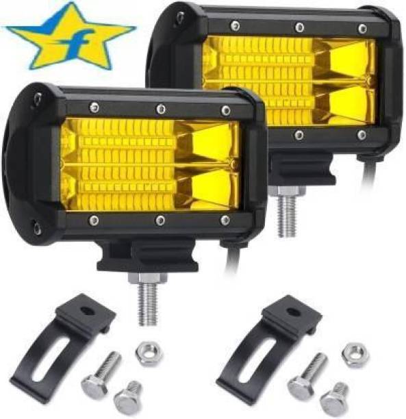 Flipkart SmartBuy FOG Light YELLOW / WHITE Light 72 W Yellow Flash Fog Lamp Motorbike, Van, Car LED (12 V, 72 W)