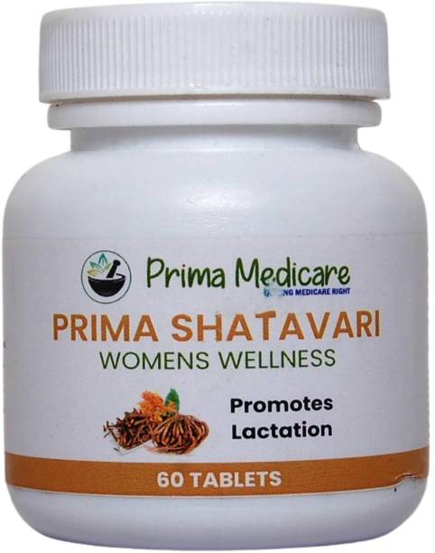 Prima Medicare SHATAVARI EXTRACT TABLET | A HERBAL SUPPLEMENT FOR WOMEN HEALTH - 60 TABLETS