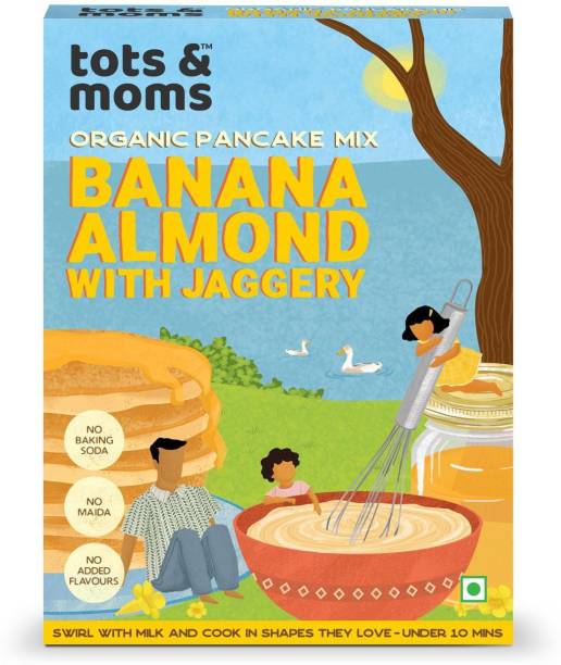 TOTS AND MOMS Banana Almond Pancake Mix with Jaggery 250 g