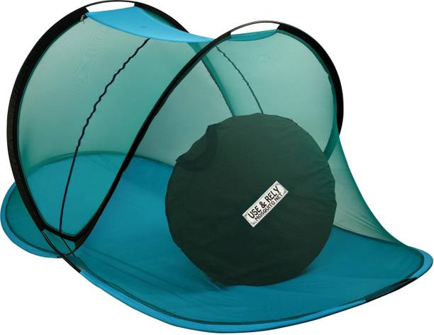 use & rely Polyester Adults Washable BIG ZIPPER HEAVY QUALITY OF IT'S COTTON CLOTHES WITH POLYESTER MAHARANI NET FOLDABLE Mosquito Net