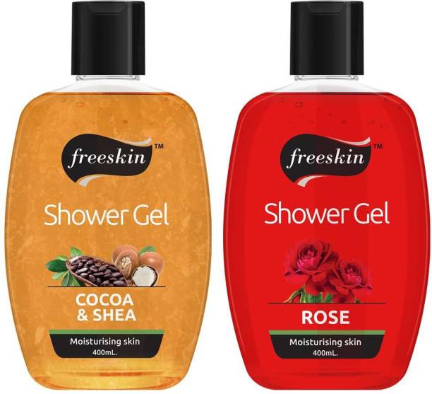 Free Skin Cocoa Shea and Rose Shower Gel