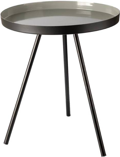 MARKET 99 VON CASA Round Side Table, Metal End Table, Nightstand, Small Table, Accent Table, Steel Side Table