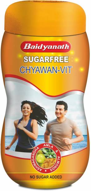 Baidyanath Sugarfree Chyawan Vit- Specially formulated Chyawanprash with No Added Sugar- With Benefits of Amla, Ashwagandha and Almonds