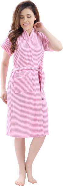 lacylook Lining Pink Small Bath Robe
