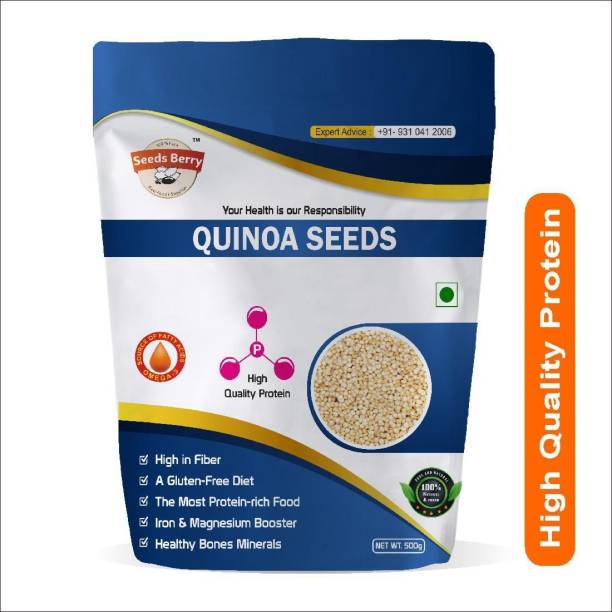 Seeds Berry White Quinoa for Weight Loss - Calcium & Fiber Rich Quinoa with Iron Booster Superfood