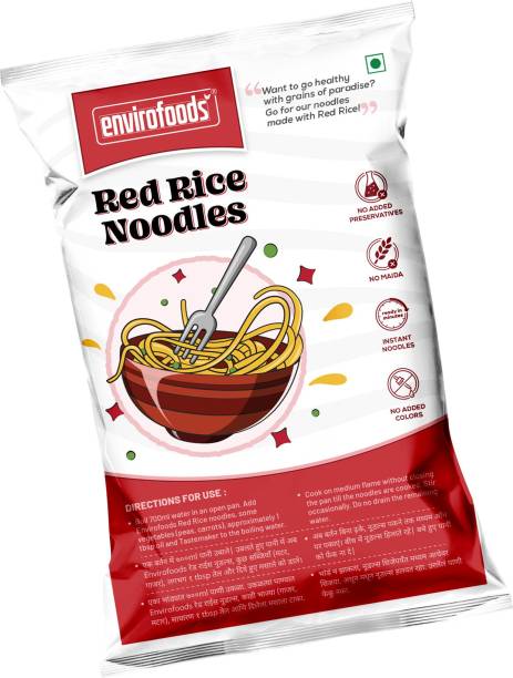 envirofoods Red Rice Noodles Instant Noodles Vegetarian