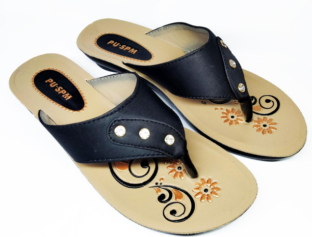 pu sole ladies chappal
