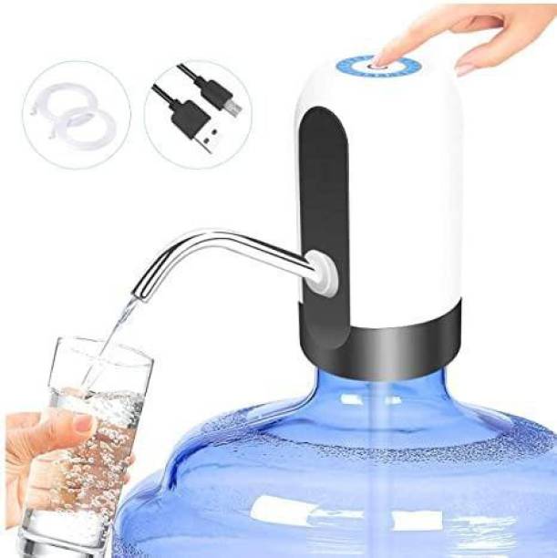 appigo Automatic Wireless Water Can Dispenser Pump for 20 Litre Bottle Can/Portable & Rechargeable Electric Water Bottle Pump Dispenser with USB Charging Cable for Home and Office (Multicolour) Bottled Water Dispenser