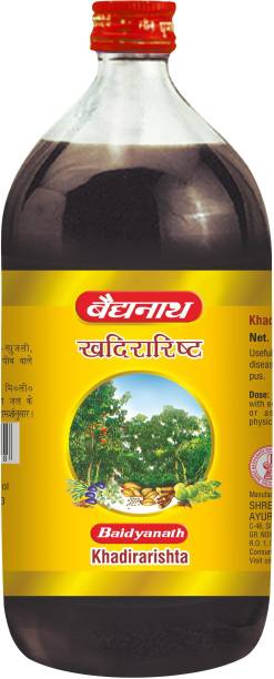 Baidyanath Khadirarishta -an Ayurvedic Formulation | Helps in Blood Purification, Skin and Intestinal Problems |