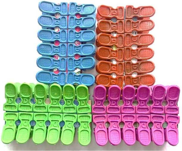 VarietyZone 48pcs Cloth hanging clips for dry Plastic C...