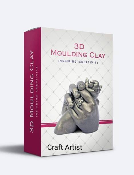 MGS 3D Moulding and Casting Powder Kit (2 Packet Molding & 1 Packet Casting) Moulding Clay Art Clay