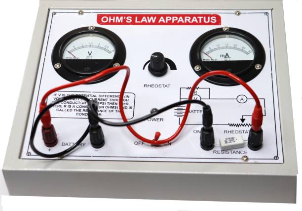 THE LABWORLD ohms law apparatus kit model science eqipment with power supply for physics lab Boyles Law Apparatus