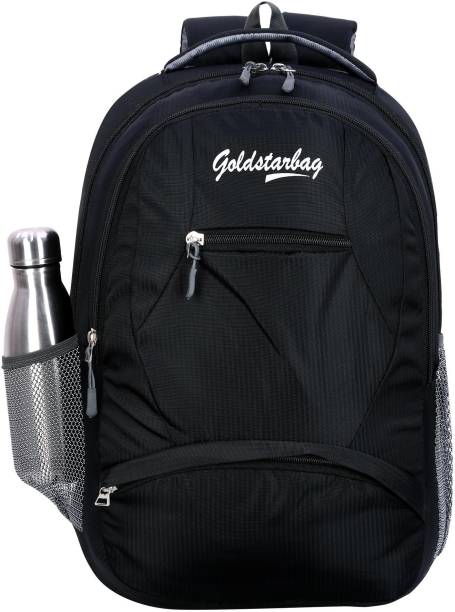 Goldstar 30 L Casual Waterproof Laptop Backpack/Office Bag/School Bag/College Bag/Business Bag/Unisex Travel Backpack (BLACK) 30 L Laptop Backpack