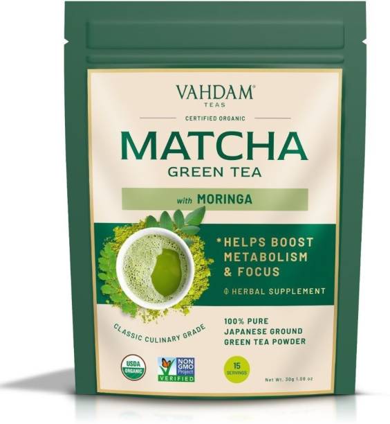 Vahdam Pure Moringa Matcha Tea Pouch