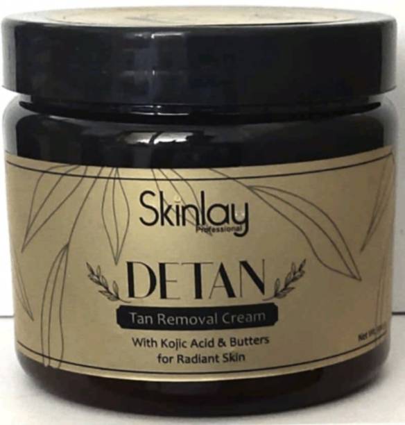 skinlay DETAN WITH KOJIC ACID & BUTTERS FOR GLOWING &RADIANT SKIN Tanning Accelerator Cream