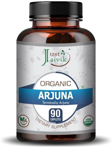 Just Jaivik Organic Arjuna (Terminalia Arjuna) Tablets 750 mg | Cardiac Wellness