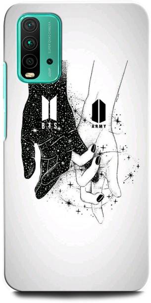 ORBIQE Back Cover for REDMI 9 Power MOBHQAB3 BTS X ARMYJUNGSHOOK, HEARTBEAT, BTS, BEAT, BTS ARMY TOGETHER