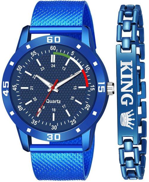 CRAB CR-530+BLUE KING Analog Watch – For Boys
