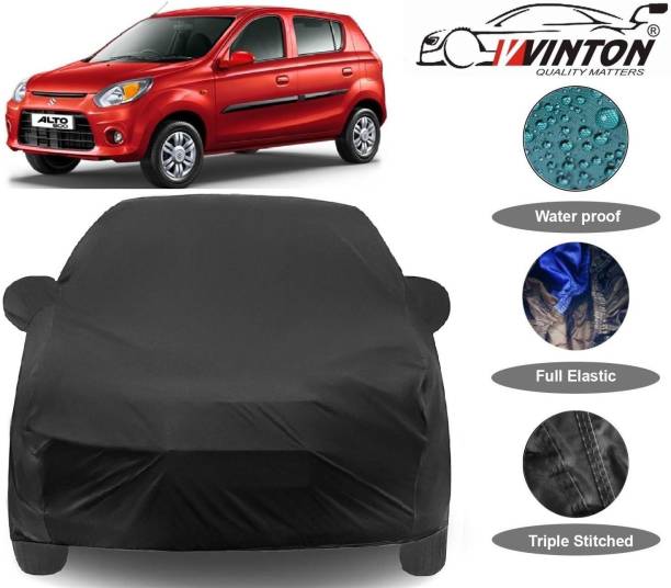 V VINTON Car Cover For Maruti Suzuki Alto 800 (With Mirror Pockets)