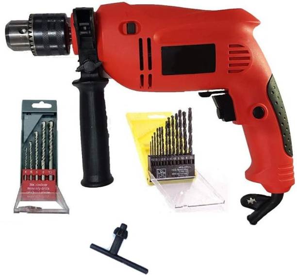 Saleshop365 13 MM Hammer Drill Machine + 18 Drill Bits Hammer Drill