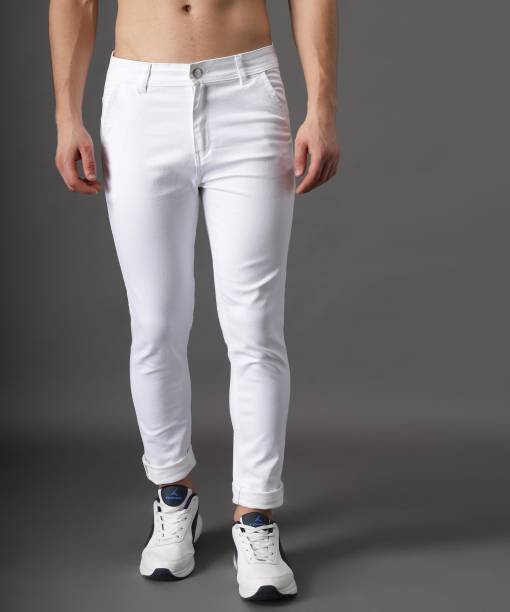 ZAYSH Slim Men White Jeans