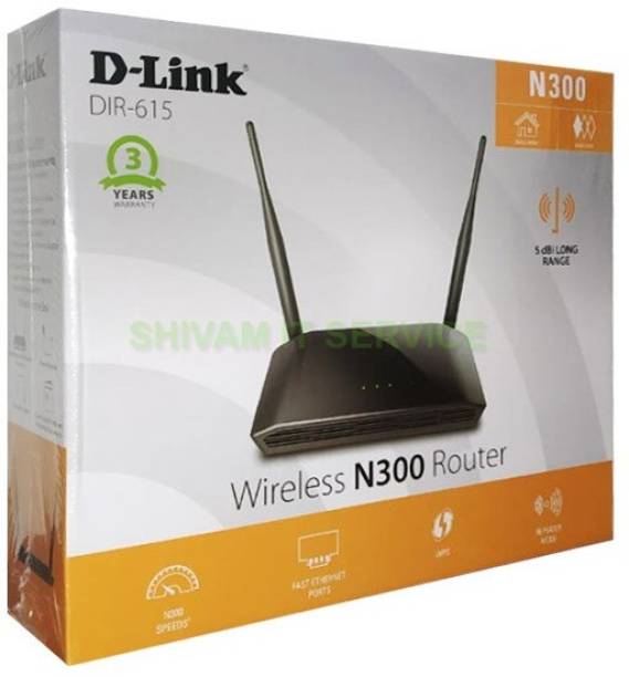 D-Link N300 DIR-615 300 Mbps Wireless Router